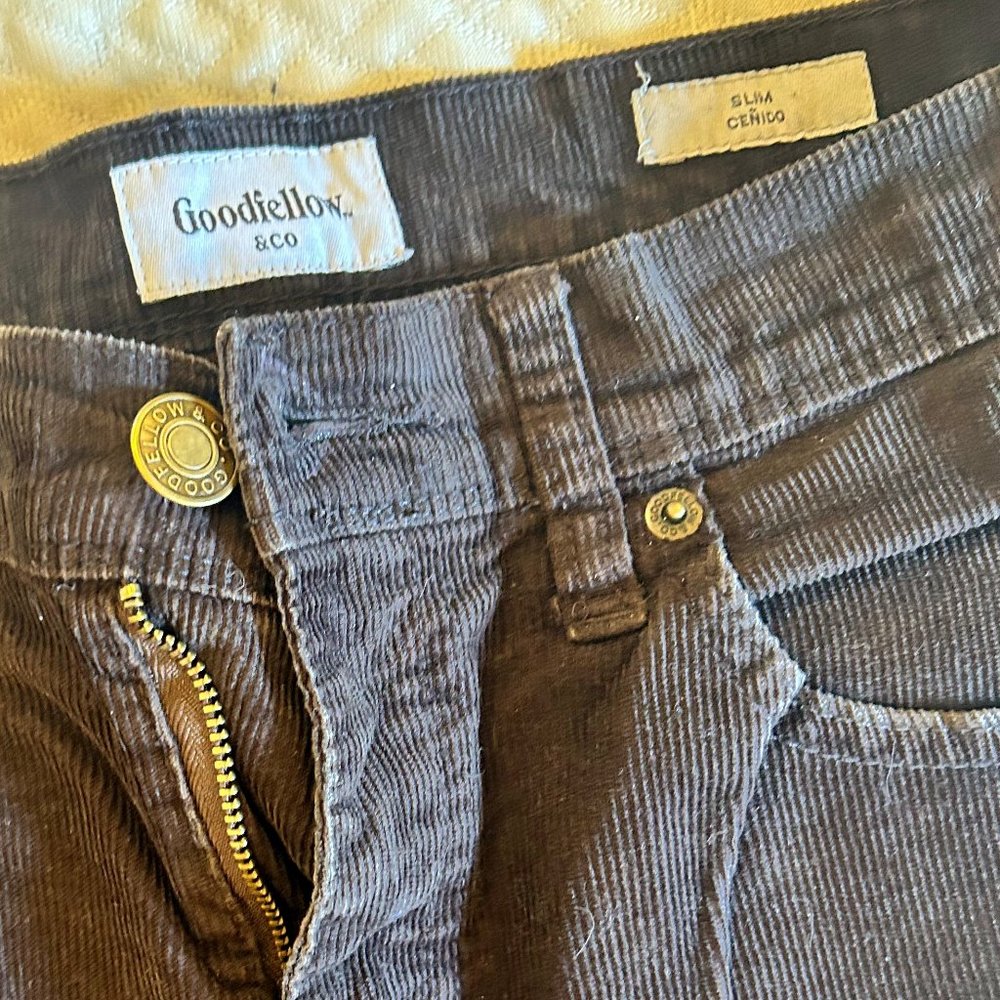 Goodfellow & Co. Brown Corduroy Slim Pants